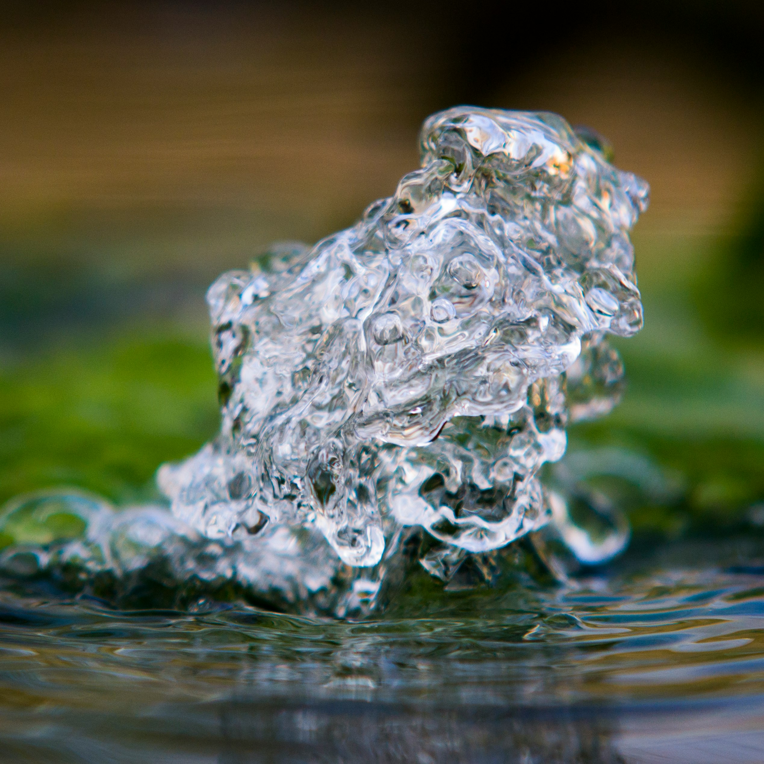 water splash on body of water